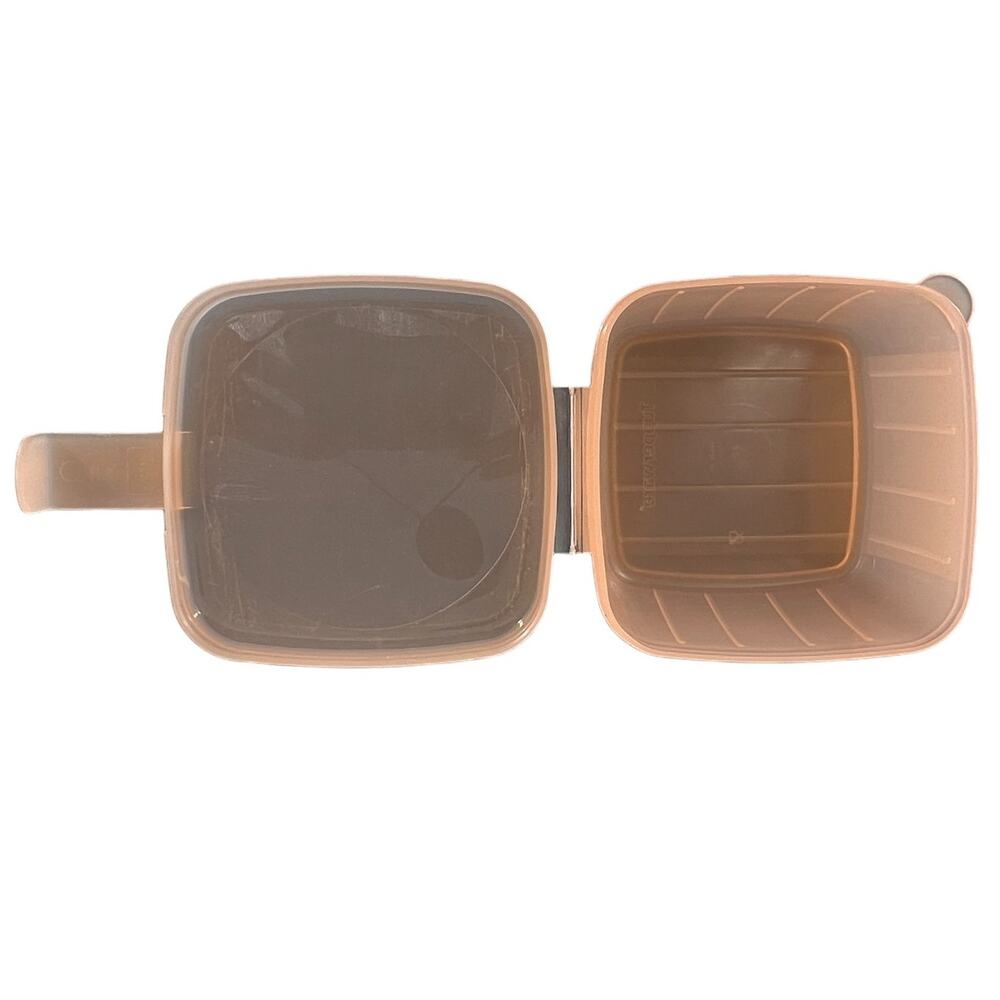 Tupperware BUNDLE Forget Me Not Hanging Cheese Onion Bagel Keeper Saver Orange - Picture 5 of 16